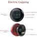 Gugxiom Electric Cupping Set & GUA SHA Massage Cup Pain Relief for Neck Shoulder & Back - Premium Cupping Device (Red) - Buy Online on GoSupps.com