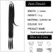 32inch Long Braid Ponytail Extension Straight Sleek Wrap Around Braid Hair Extensions Ponytail Synthetic Hair Pieces for Women Girls (Natural Black) - Buy Online on GoSupps.com