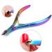 Mwoot Stainless Steel Cuticle Nipper Set - 3 Piece Triangle Peeler, Remover, and Cutter for Fingernails and Toenails - Chameleon - Buy Online on GoSupps.com