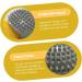 Combined Durian Ball Lacrosse Massager - Spiky Fitness & Trigger-Point Massage Balls for Pain Relief | Yoga & Plantar Fasciitis Support - 16x16x8cm Gray - Buy Online on GoSupps.com