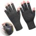 Buy Fingerless Compression Gloves for Carpal Tunnel Recovery - Non-Slip Grey Large - 1 Pair - Buy Online on GoSupps.com