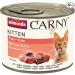 animonda Carny Kitten wet food for cats wet cat food cans for kittens beef + turkey 12 x 200 g beef 200 g (pack of 12)