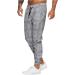 Nursling Men's Big and Tall Slim Fit Cargo Sweatpants - Waterproof Hiking Joggers Z05 Grey XL - Buy Online on GoSupps.com