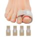 Niupiour Fabric Hammer Toe Wraps, 8 Pack of Toe Bandages Protectors Braces, Toe Corrector for Overlapping Toes, Toe Splints for Crooked Toes, Curled Toes and Bent Toes, Toe Separators for Broken Toes