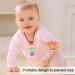 Baby Teether Necklace - Silicone Sensory Chew Pendant for Boys Girls (Orange) - Buy Online on GoSupps.com
