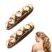 scicent Hair Barrettes 2 Pieces Girls Fashion Glitter Crystal Hair Grips Make Up Hair Accessories Embellished Rhinestone No-Slip Wedding Hair Pins Bridal Snap Hair Clips - 26613