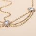 Women Rhinestone Head Chain Boho Crystal Headpiece Rose Gold Wedding Hair Accessory Gift for Her Party Headpiece for Bride Bridesmaid Girls (Gold) - Buy Online on GoSupps.com