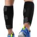 Odoland Calf Compression Sleeve - Calf Pain Relief Brace for Injury and Support - Adjustable Shin Splints for Sport Recovery - Black - Buy Online on GoSupps.com