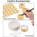 Buy 20 Pcs Gold Aluminum Travel Cream Jars - 20ml Empty Cosmetic Containers for Creams Lotions & Nail Art - International Shipping - Buy Online on GoSupps.com