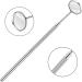 Spuzzo Stainless Steel Mouth Mirror - Dental Tool for Eyelash Makeup Control & Inspection | Mini-Mirror for Clinics - Buy Online on GoSupps.com