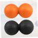 Healeved 2pcs Back Roller Yoga Ball - Peanut Massage Ball for Deep Tissue & Muscle Relief | International Shipping - Buy Online on GoSupps.com