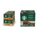 Starbucks Caramel K-Cups Single Serve Keurig Compatible Caramel Flavoured Coffee Pods for Keurig Brewers - 60 Capsules & Pike Place Medium Roast Coffee Single Serve Keurig K-Cup Pods 44 Capsules Caramel + Pike Place Caramel 10 Count (Pack of 6)