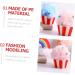 Buy 2pcs Cartoon Ice Cream Bath Balls - Soft Bath Loofah Sponges | Perfect for Men & Women | Fun Shower Puff for Relaxing Cleansing - Buy Online on GoSupps.com