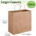 50Pcs Brown Kraft Paper Bags with Handles Bulk 11 * 5.7 * 11 inch Paper Gift Bags Shopping Bags for Wedding Party Favor Recycled Large Paper Bags Craft Gift Grocery Retail Bags - Buy Online on GoSupps.com