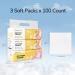 POMPOM LIFE Ultra Soft Disposable Face Towel 300 Count - Unscented & Chemical Free, Ideal for Baby and Adult Sensitive Skin - Lint Free Makeup Remover Wipe - Buy Online on GoSupps.com