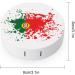 Portuguese Flag Round Case For Contact Lens Kit Storage Box with Mirror Printed - Buy Online on GoSupps.com