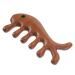 Beaupretty Fish Shape Massage Comb for Men - Gua Sha Wooden Comb for Curly Hair - Golden Sandalwood Wide Tooth Hair Stick - Buy Online on GoSupps.com