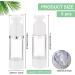 Benecreat 5-Piece Airless Spray Bottle Set - 30ml Refillable Travel Cosmetic Bottles for Lotions & Shampoos (White) - Ideal for International Shipping - Buy Online on GoSupps.com