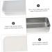 Alipis 1 Set Stainless Steel Bakeware Cake Pp Lunch Box 26X20X5CM Silver - Buy Online on GoSupps.com