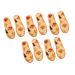 NOLITOY 5 Pairs Wool Insoles Plush Insoles Cozy Shoe Insoles Winter Insoles Fuzzy Slipper Plush Shoe Insoles Wool Fleece Shoe Inserts Insoles Cotton Insole Child Keep Warm As Shown Size 3