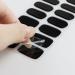 Black Gel Nail Strips KALEFUL Semi Cured Gel Nail Stickers Nail Art Decoration Design Supplies - Buy Online on GoSupps.com