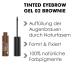 Sante Natural Cosmetics Brown Tinted Eyebrow Gel 02 - Vegan Fills Gaps & Shapes Brows 3.5ml - International Shipping Available - Buy Online on GoSupps.com