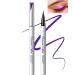 LYSdefeu Purple Matte Liquid Eyeliner Waterline Eye liner Pen  24H Long Lasting Pigmented Waterproof Smudge-proof Eyeliner Pencil Mother's Day Makeup Gift for Women