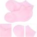 Milists Moisturizing Foot Care Socks - Open Toe Pedicure Socks for Women - Protective & Comfort Socks in Pink - Buy Online on GoSupps.com