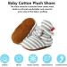 EDOTON Unisex Newborn Winter Boots - Warm & Non-Slip Stay On Bootie Sock (6-12 Months, Stripe Light Gray) - Buy Online on GoSupps.com