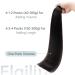 Elailite Tape Extensions - 20 PCS Remy Human Hair 50 cm Natural Black #1B - Premium Quality Glue-in Hair Extensions - Buy Online on GoSupps.com