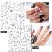8 Sheets Black Star Moon Nail Art Stickers Decals Self-Adhesive Metallic Ramadan Zodiac Design Manicure Tips Nail Decoration for Women Girls - Buy Online on GoSupps.com
