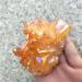 Natural Yello Crystal Aura Quartz Stone Cluster Specimen 150g-550g Suitable for Furniture Decoration Full of Texture (Color : 270g-320g) - Buy Online on GoSupps.com