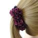 Meilliwish Noble Wedding Flower Hair Clip for Women - Beautiful Banana Style in Wine Red - Buy Online on GoSupps.com