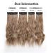 YDDM 20 Inch Wavy Clip-In Hair Extensions - Affordable Synthetic Hair Full Head Set for Women - 4 Pieces - Buy Online on GoSupps.com