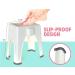 Skywin Pedicure Foot Rest - Non-Slip Salon Step with Pockets - 9x7x10 inches (Beige) - Buy Online on GoSupps.com