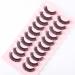 Russian Strip Lashes - Natural Fluffy Wispy D Curly 10 Pairs - Reusable Faux Mink Lashes - 15MM-02 - Buy Online on GoSupps.com