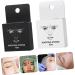NOLITOY 2pcs Ink Eyebrow Measuring Tool Eyebrow Ruler Eyebrow Auxiliary Ruler Make up Eyebrow Line - Buy Online on GoSupps.com