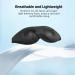 Black Sleep Mask + Blue Eye Mask for Side Sleepers | Light Blocking 3D Contoured Cup Design | Soft & Breathable | Adjustable Strap | Men & Women - Buy Online on GoSupps.com