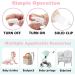 Flow Fire Silicone Dummy Clip - 2PCS Pink Baby Dummy Clips for Soothers and Dummies - Buy Online on GoSupps.com