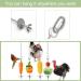 JTKREW 2 Pack Stainless Steel Bird Skewers for Parrots | Fruit & Vegetable Holders | Foraging Toys - Buy Online on GoSupps.com