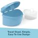 M3 Naturals Denture Bath Case | Retainer Cleaner Cup with Strainer | Portable Odor Stain Cleaning Kit - Buy Online on GoSupps.com