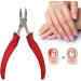 Hardware Nails Cuticle Trimmer Cuticle Nippers Pedicure Trimmer Dead Skin Removal Nipper Cuticle Clipper for Fingernails for Toenails(S1 red) - Buy Online on GoSupps.com