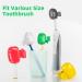 5 Pack Travel Toothbrush Head Covers - Toothbrush Protector for Household, Travel, Camping, Bathroom - Red Green Yellow Grey White - Buy Online on GoSupps.com
