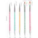 5pcs Double Ended Nail Art Brushes Dotting Tools Kit for Gel Nails & Manicure | Nail Polish Pens & Accessories A01 - Buy Online on GoSupps.com