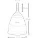 Menstrual Cups Size S - Eco-Friendly Comfortable Reusable | Shop Internationally - Buy Online on GoSupps.com