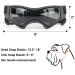 Petleso Dog Glasses for Medium Breeds - UV Protection Windproof Pet Sunglasses with Adjustable Straps for Outdoor Activities - Buy Online on GoSupps.com