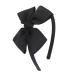 MEEDEE Fashion Black Bow Headband Bowknot Headband Big Bow Grosgrain Ribbon Hair Hoop Headband for Girls Toddlers Girls Kids Party Decoration Cosplay Costume Headwear Makeup Handmade Hair Band