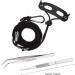 Allazone 4-Piece Adjustable Lizards Pet Leash & Feeding Tongs Set for Reptiles Amphibians & Small Animals - 3 Sizes Available - Buy Online on GoSupps.com