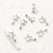 KACHIMOO 3D Rhinestone Star Nail Charms - 20 Pieces Dangling Silver Stars for Nail Designs | Nail DIY Accessories - Buy Online on GoSupps.com