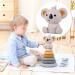 MalPlay Sensory Rubber 13-Piece Soft Tower Stacking Blocks | Baby Building Toy for Motor Skills | Ideal for 6+ Months - Buy Online on GoSupps.com